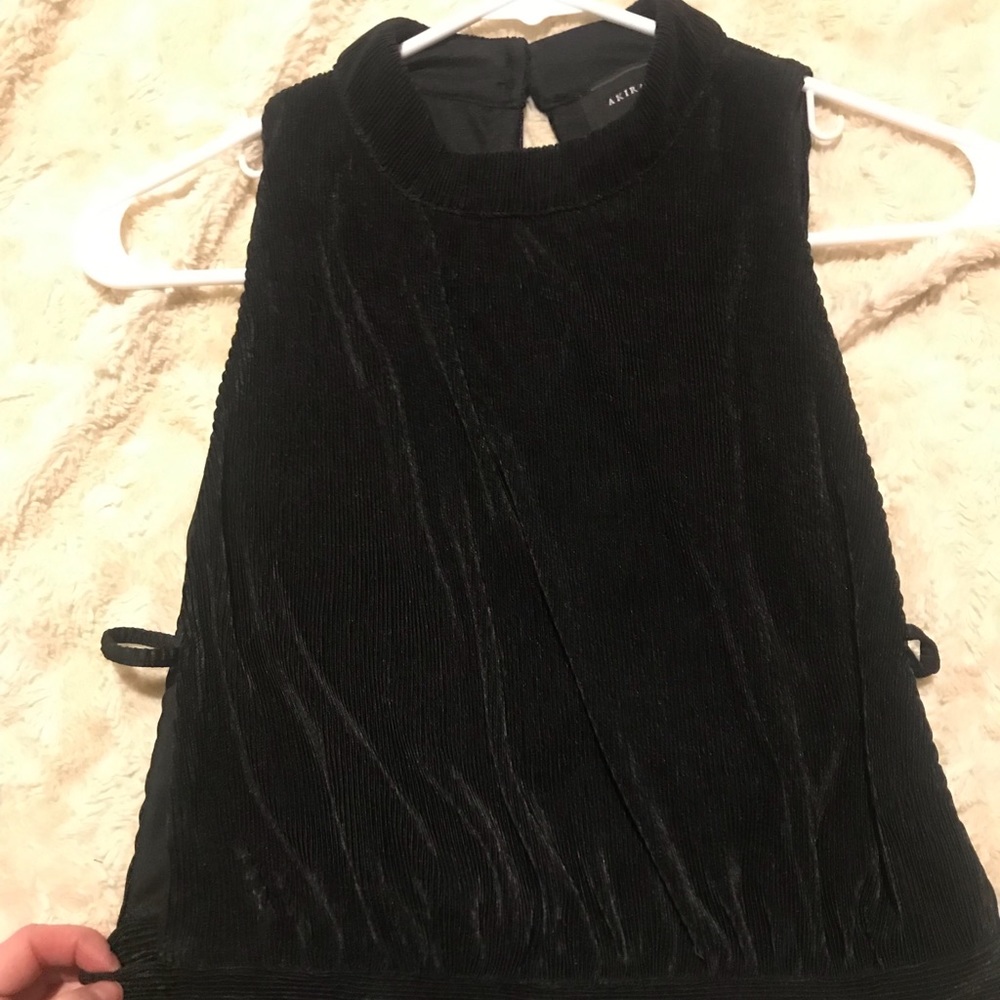 Akira (Crop), Sleeveless Open Back/Sides Top